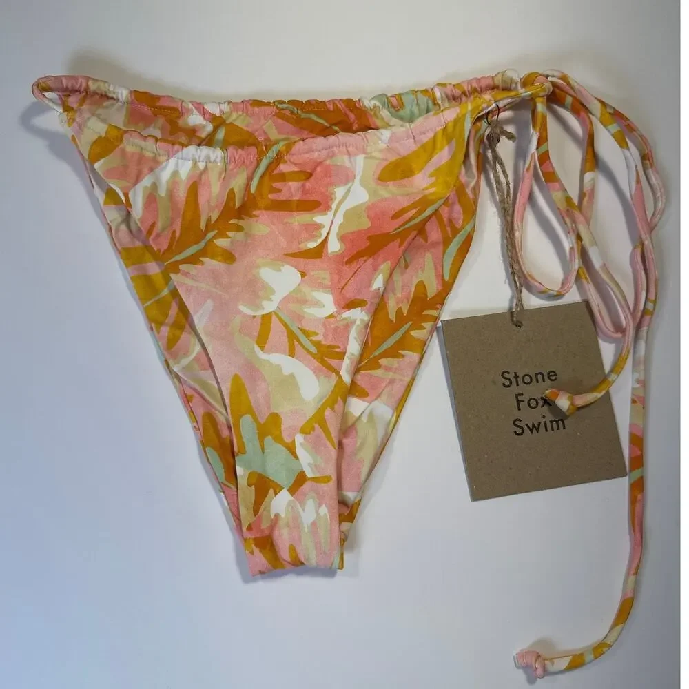 Stone Fox Swim‎ Size L River bikini Bottom Hot Tropix Beach Cruise Resort